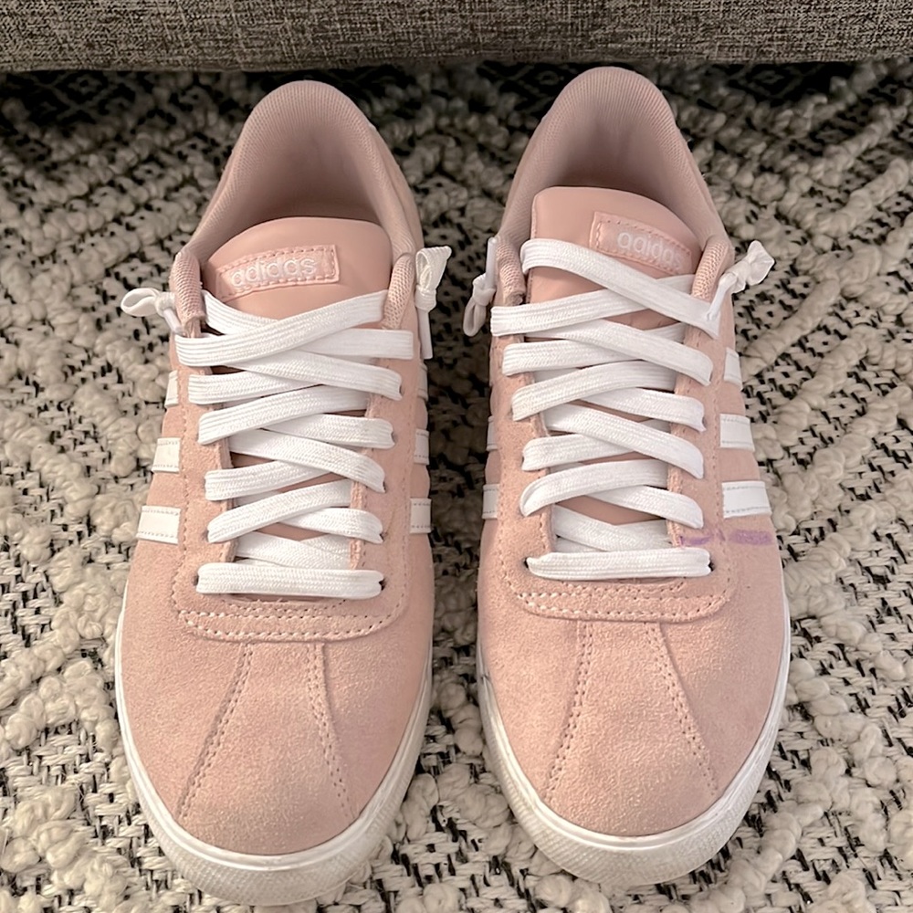 Light Pink Adidas Neo shoes